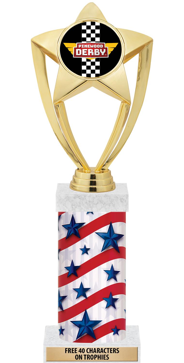 14" AMER GLORY GD FIG SQR TRP