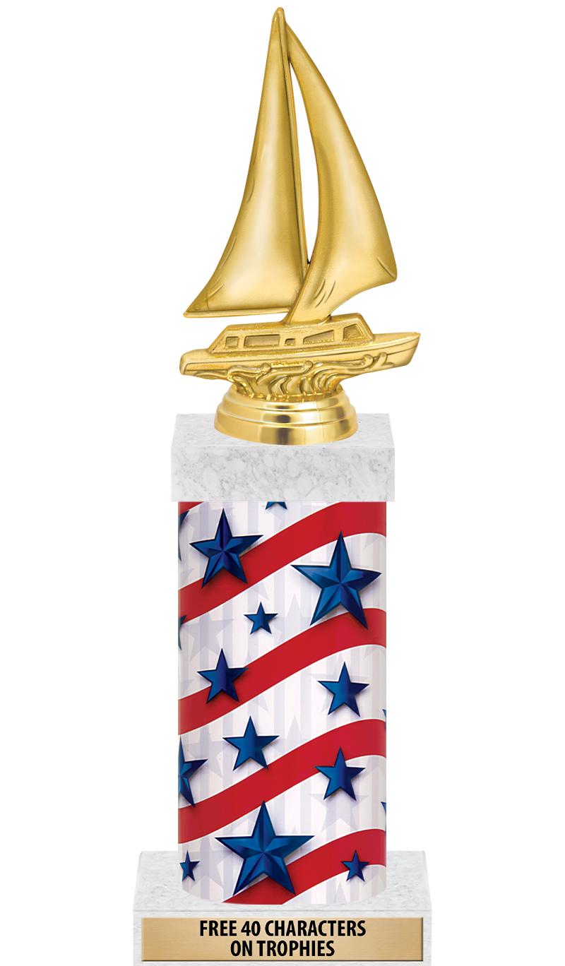 14" AMER GLORY GD FIG SQR TRP