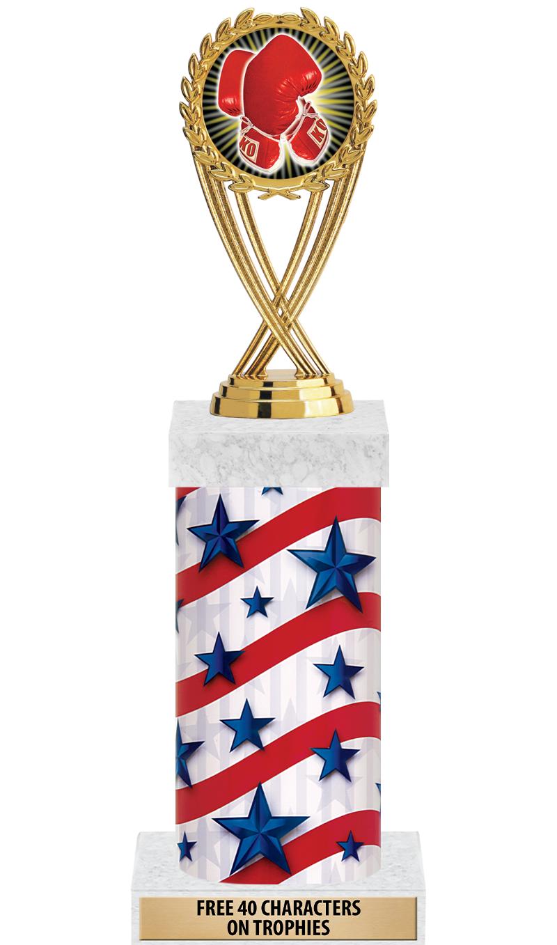 14" AMER GLORY GD FIG SQR TRP