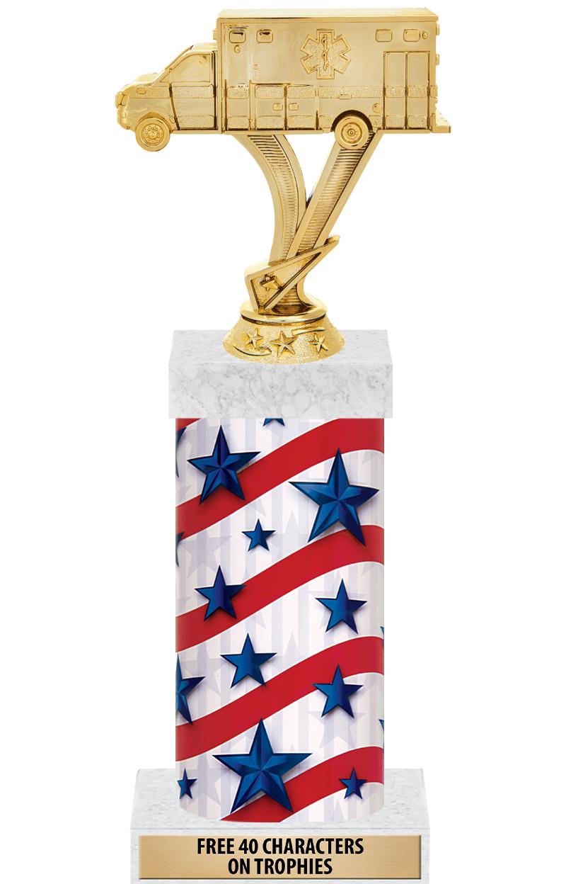 14" AMER GLORY GD FIG SQR TRP