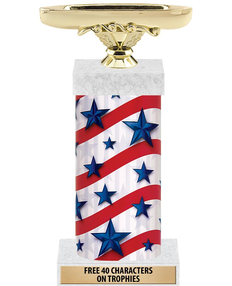 14" AMER GLORY GD FIG SQR TRP