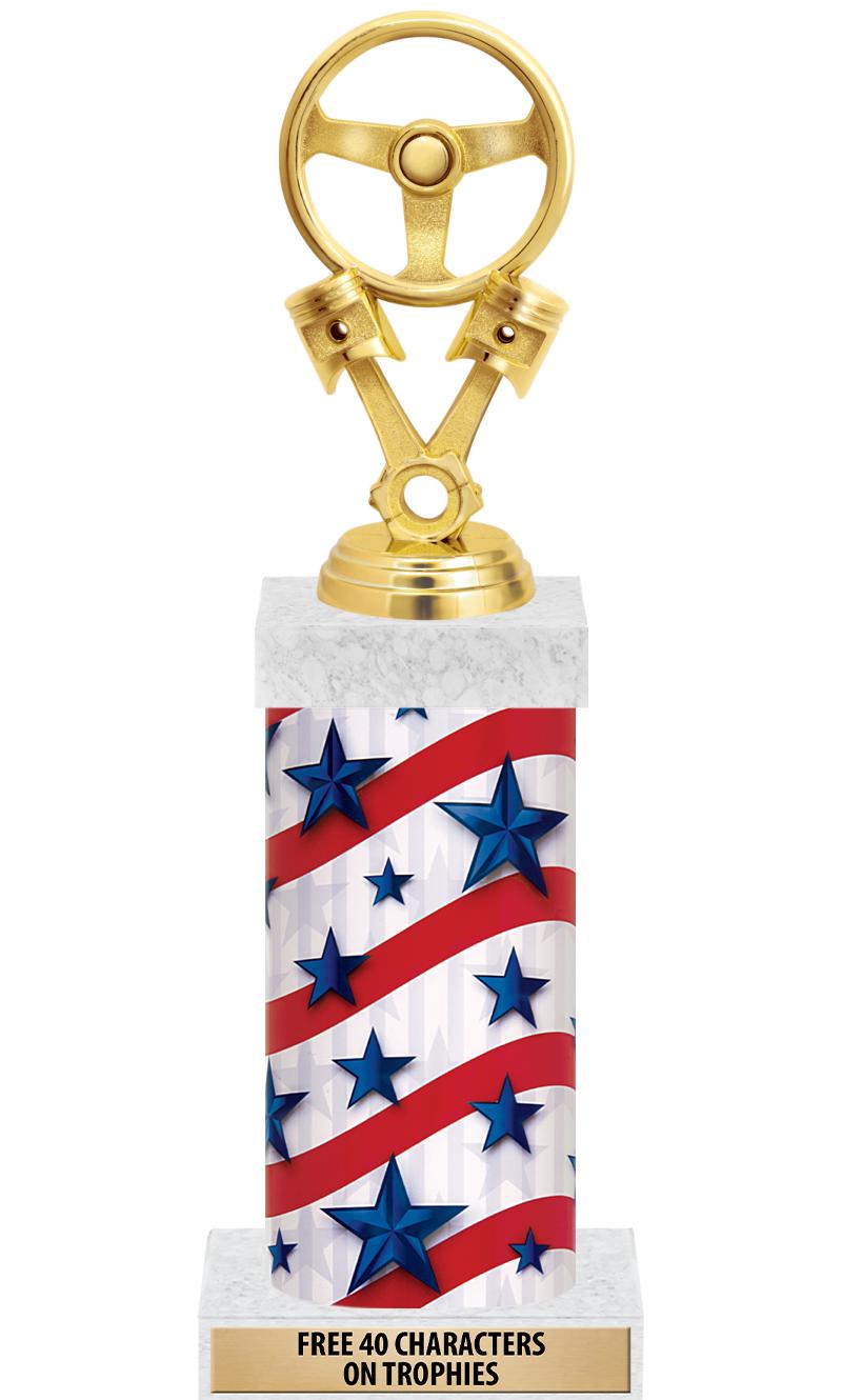 14" AMER GLORY GD FIG SQR TRP