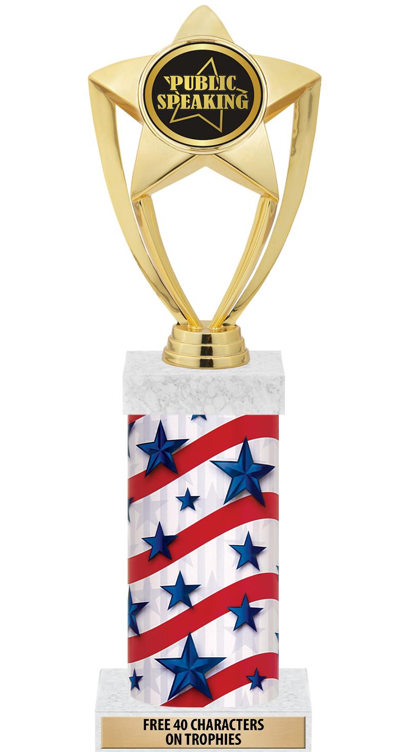 14" AMER GLORY GD FIG SQR TRP