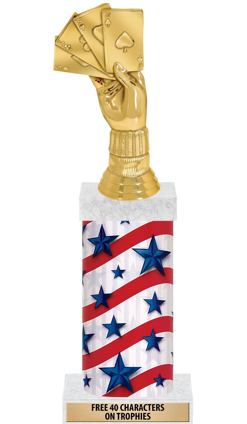 14" AMER GLORY GD FIG SQR TRP