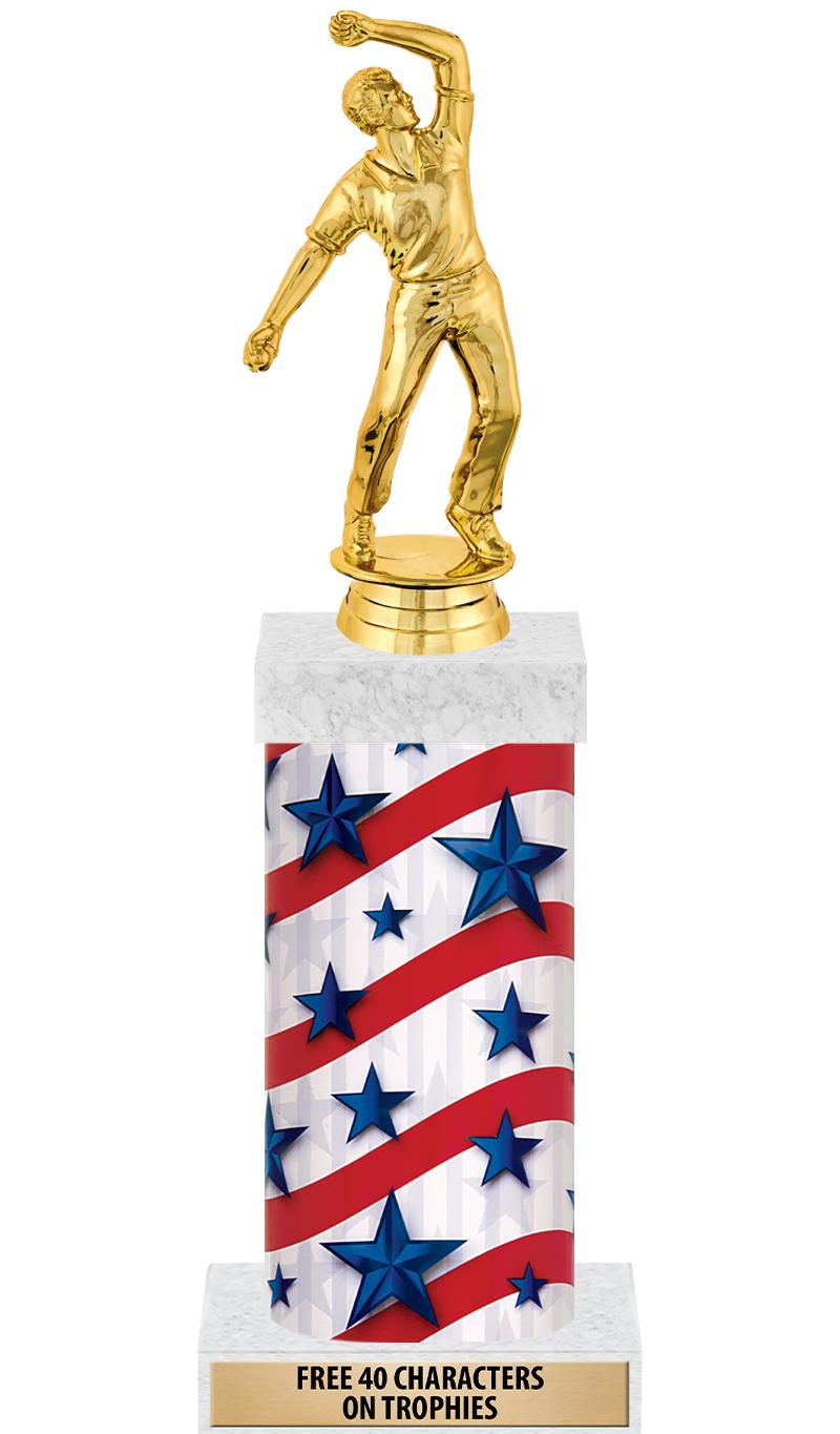 14" AMER GLORY GD FIG SQR TRP