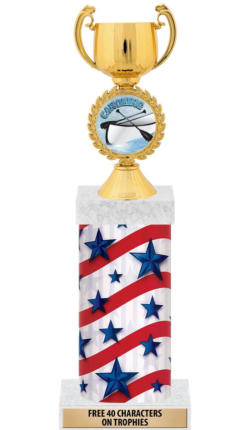 14" AMER GLORY GD FIG SQR TRP