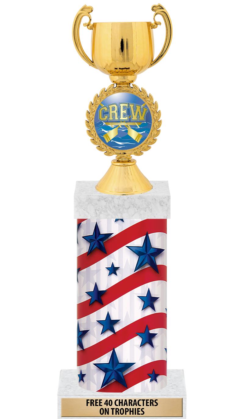 14" AMER GLORY GD FIG SQR TRP