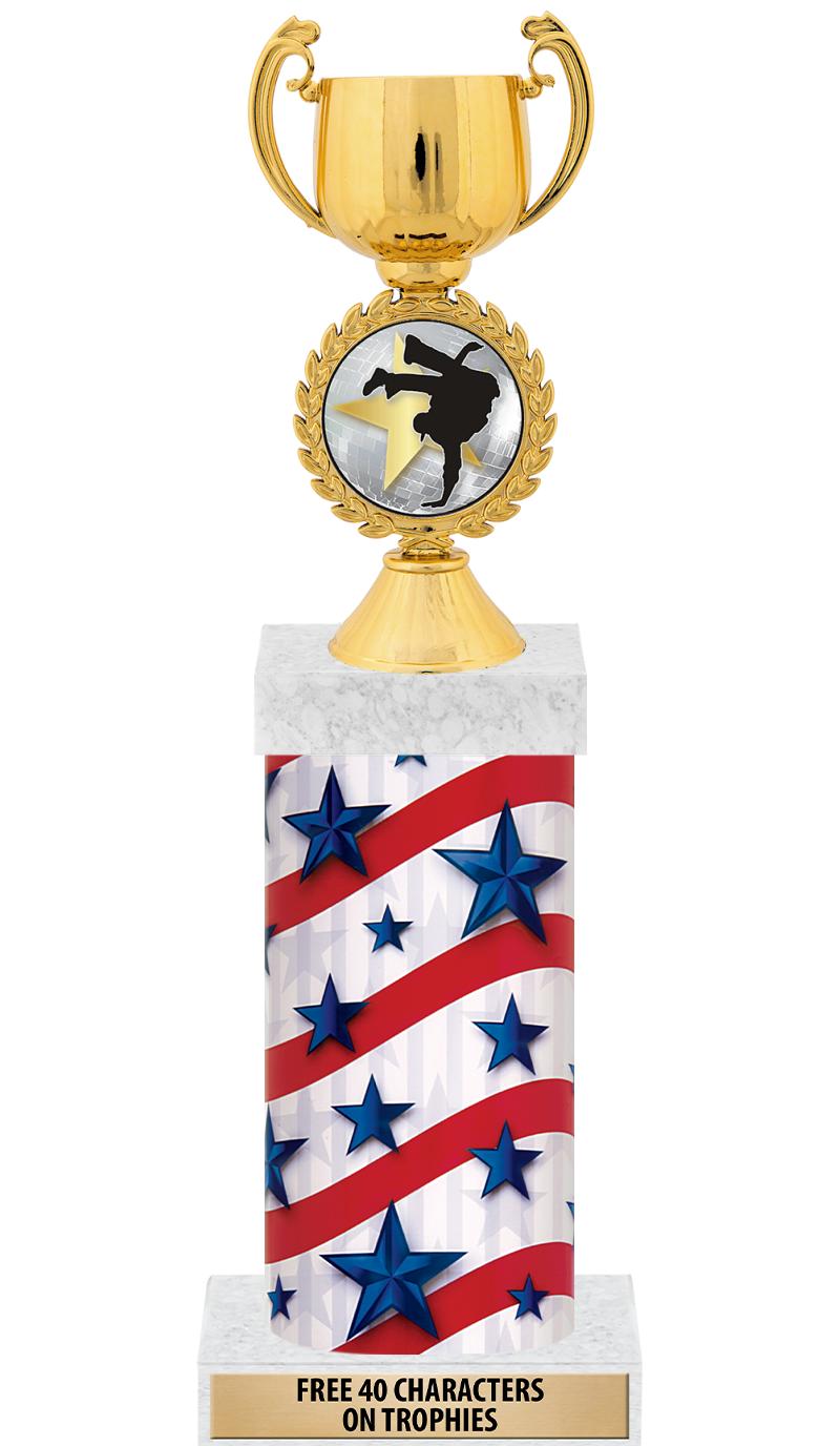 14" AMER GLORY GD FIG SQR TRP