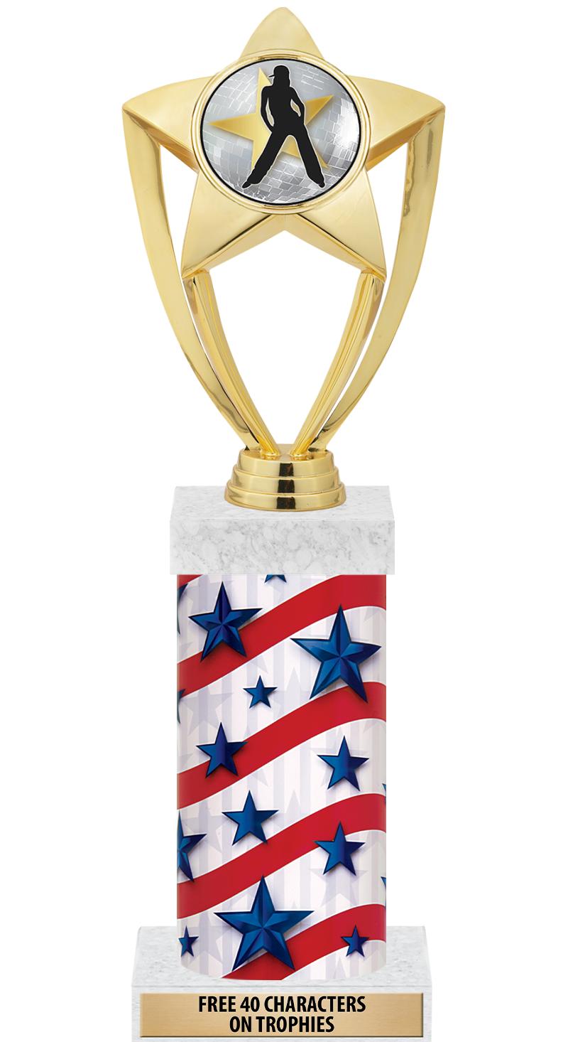 14" AMER GLORY GD FIG SQR TRP