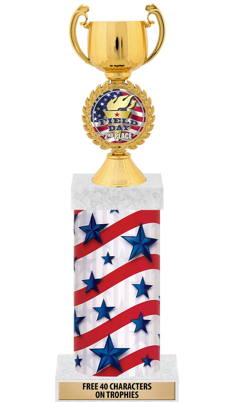 14" AMER GLORY GD FIG SQR TRP