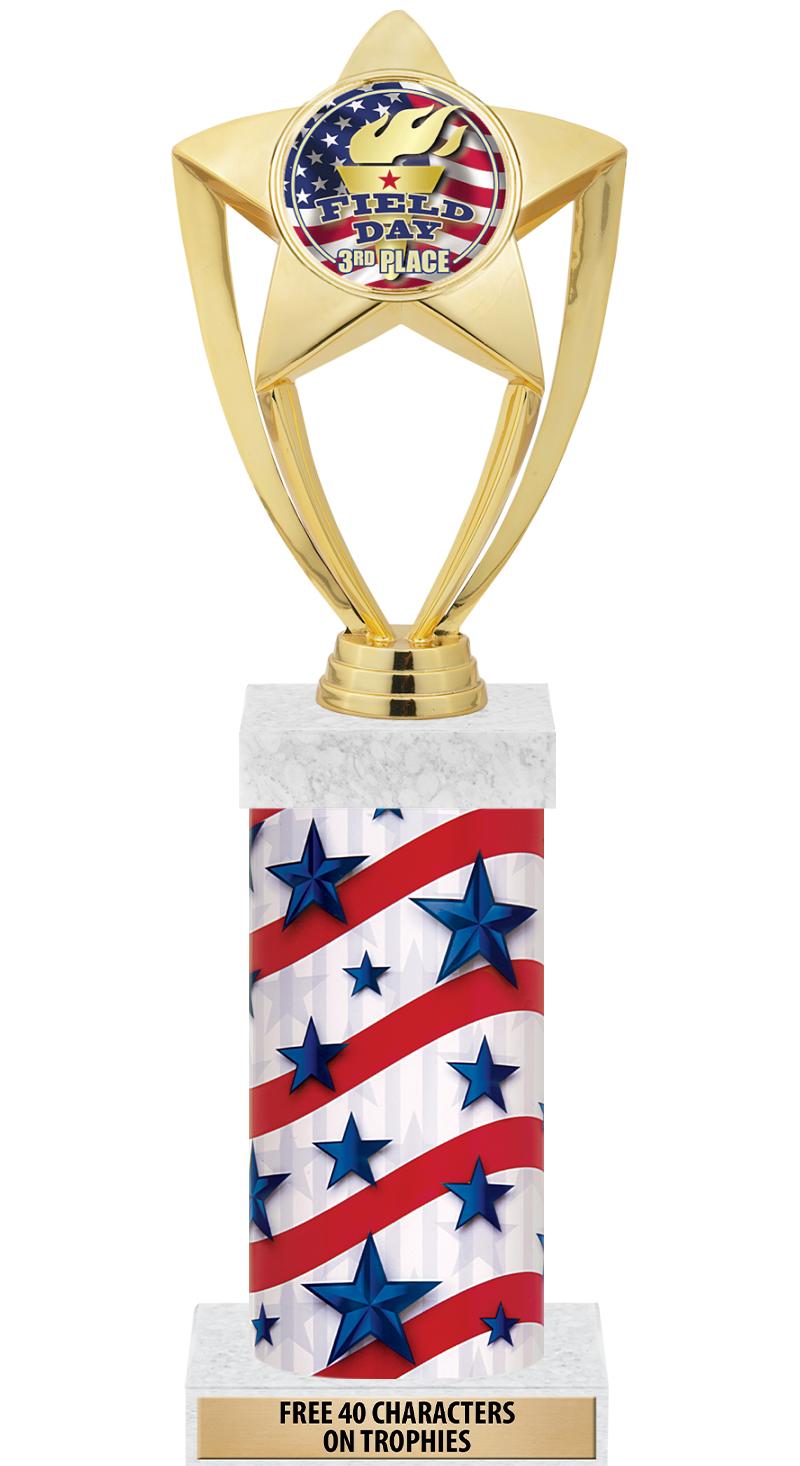 14" AMER GLORY GD FIG SQR TRP