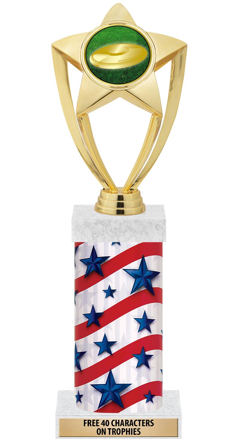 14" AMER GLORY GD FIG SQR TRP