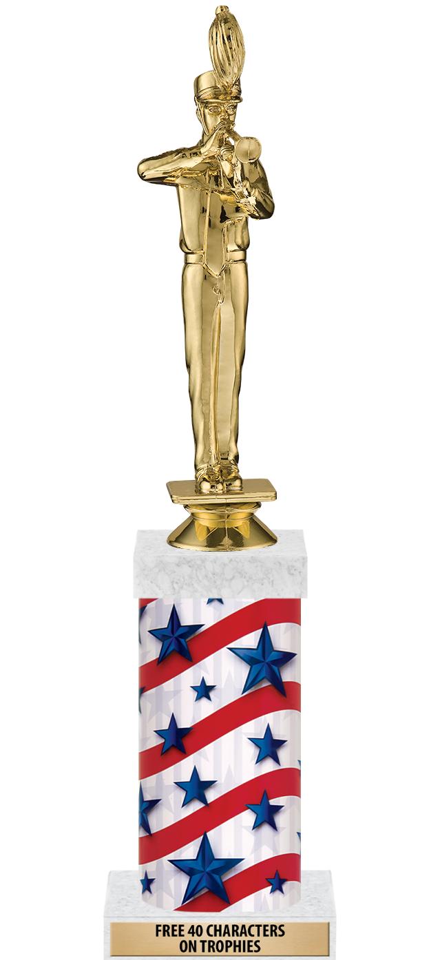 14" AMER GLORY GD FIG SQR TRP