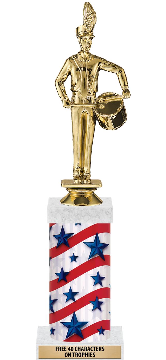 14" AMER GLORY GD FIG SQR TRP