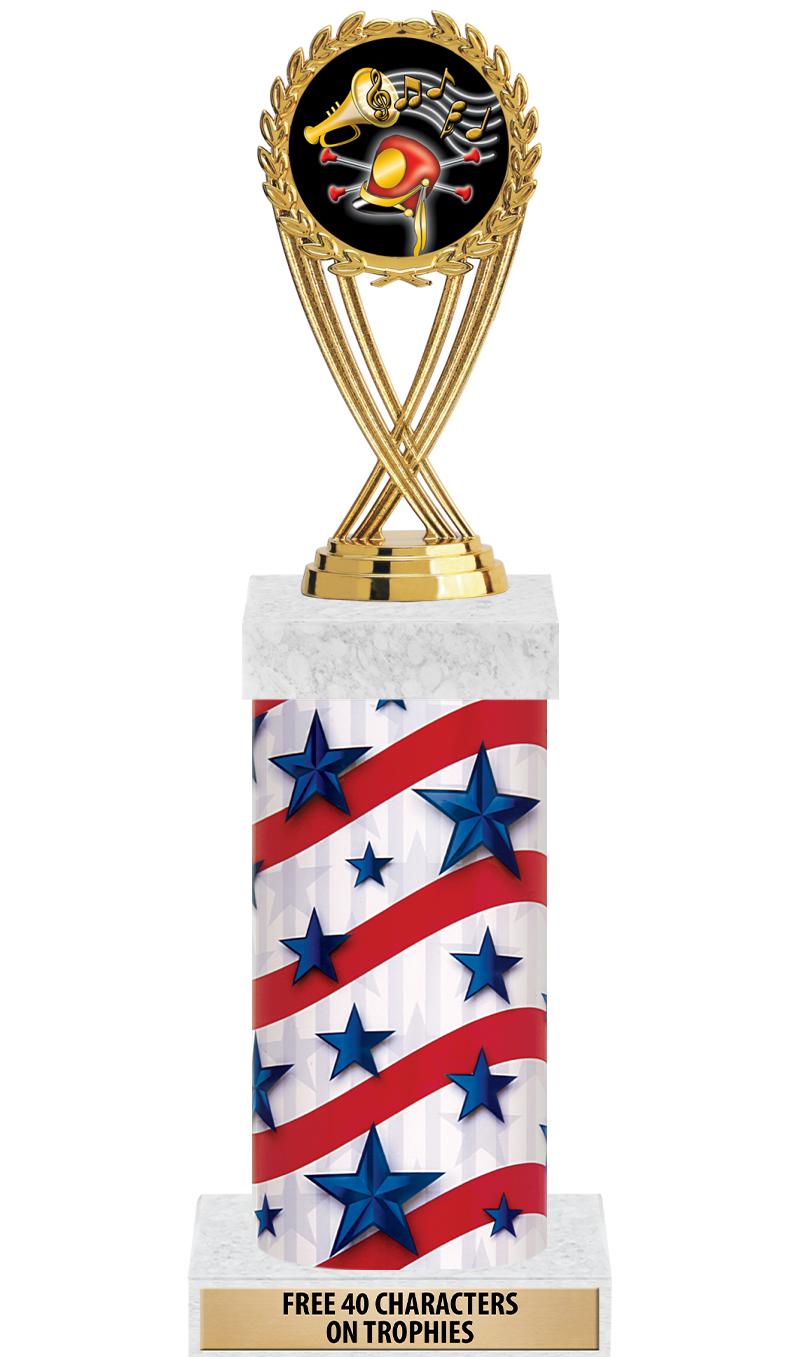 14" AMER GLORY GD FIG SQR TRP