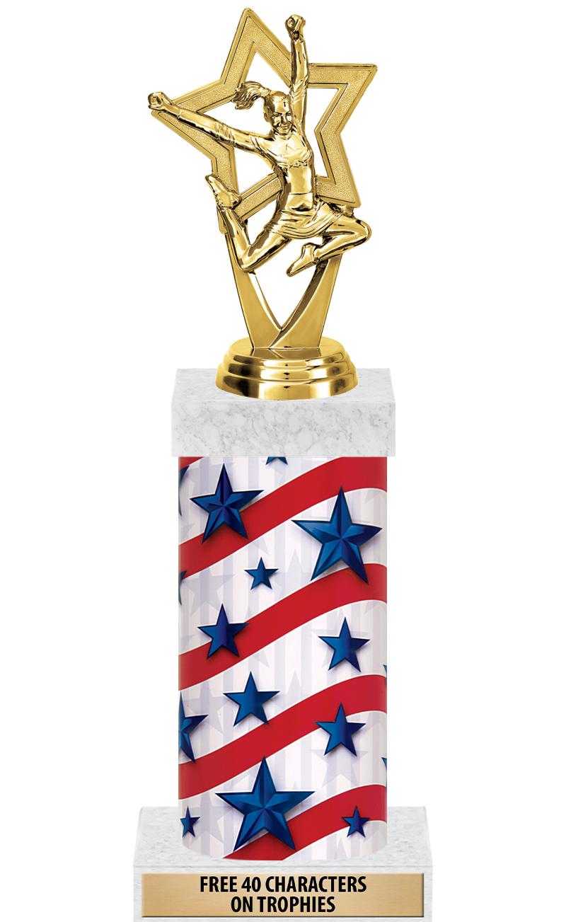 14" AMER GLORY GD FIG SQR TRP