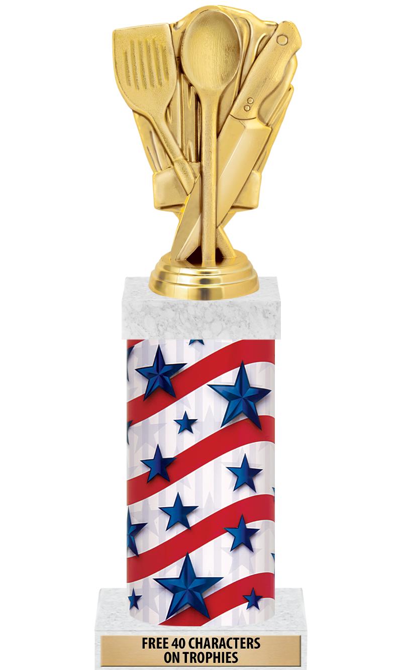 14" AMER GLORY GD FIG SQR TRP