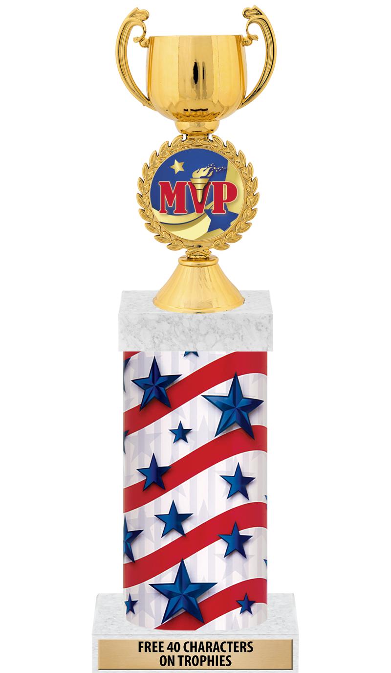 14" AMER GLORY GD FIG SQR TRP