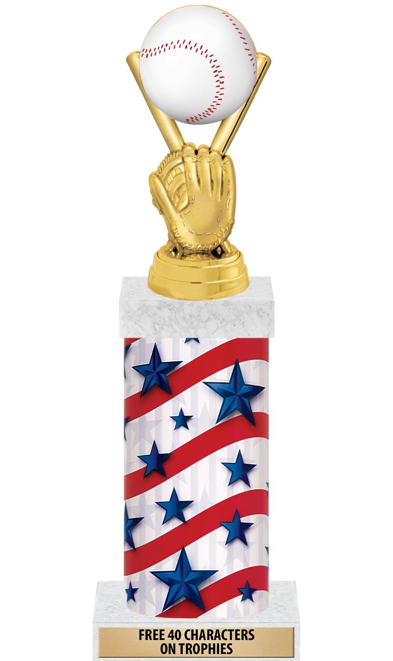 14" AMER GLORY GD FIG SQR TRP