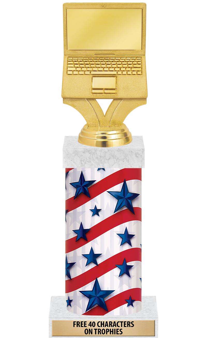 14" AMER GLORY GD FIG SQR TRP