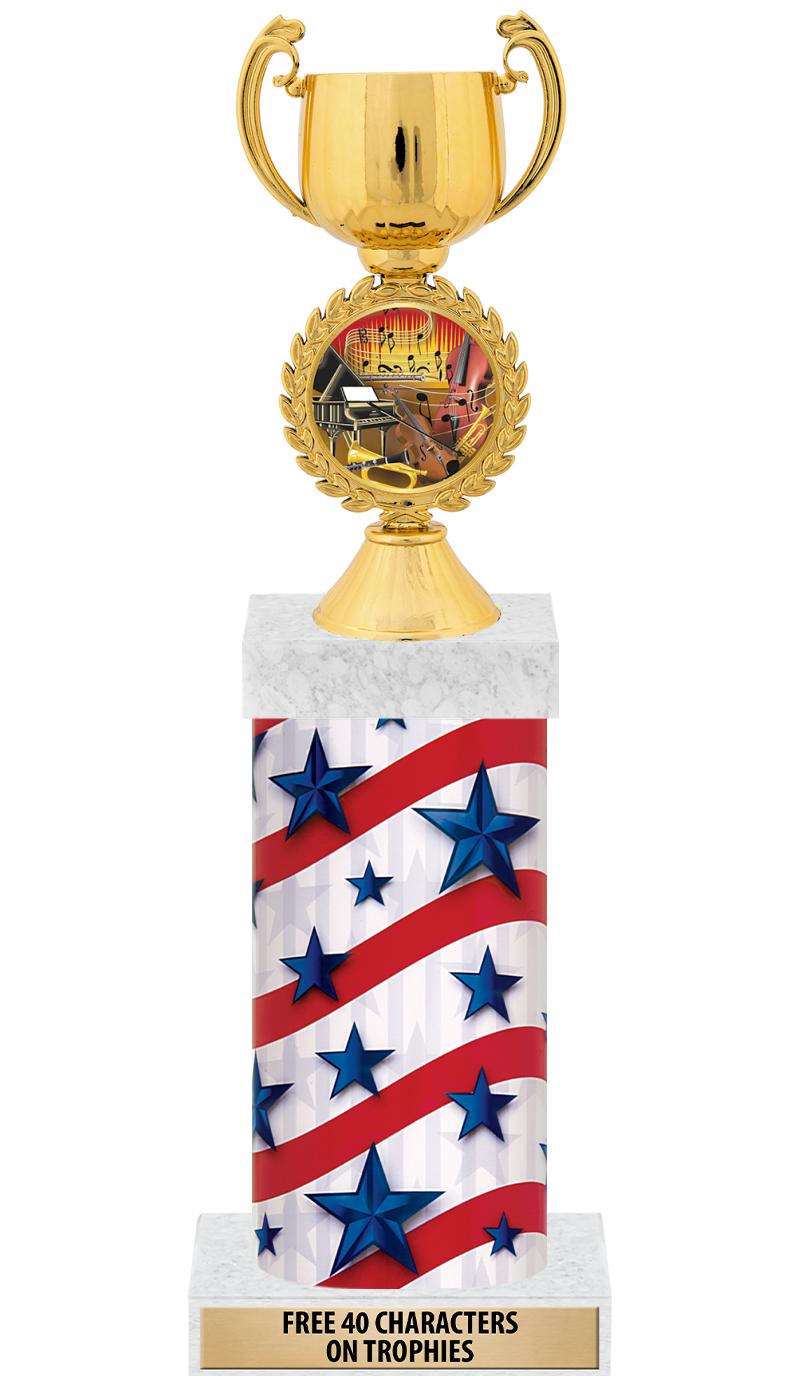 14" AMER GLORY GD FIG SQR TRP