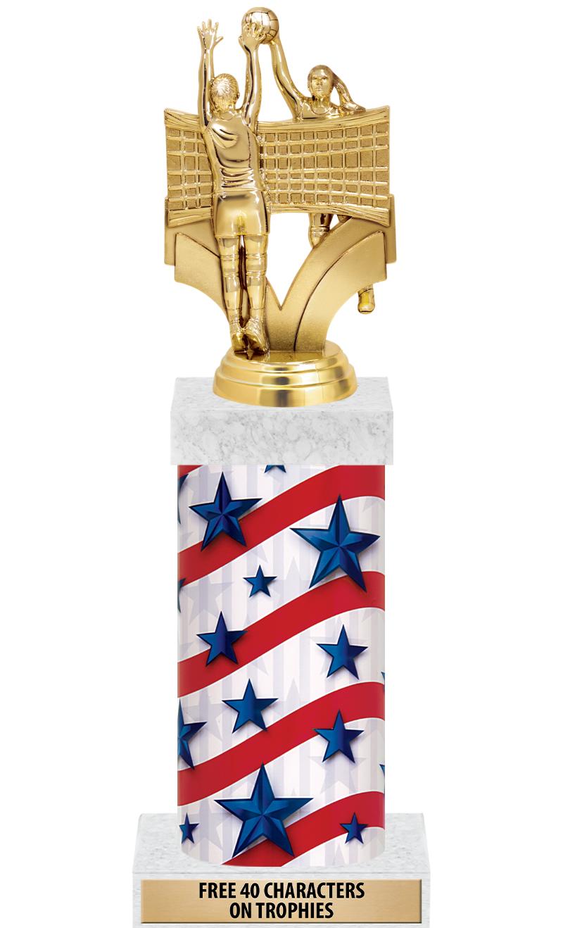 14" AMER GLORY GD FIG SQR TRP