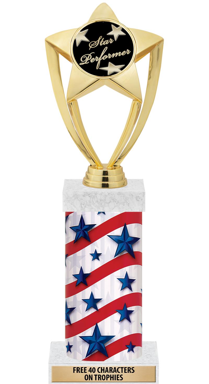 14" AMER GLORY GD FIG SQR TRP