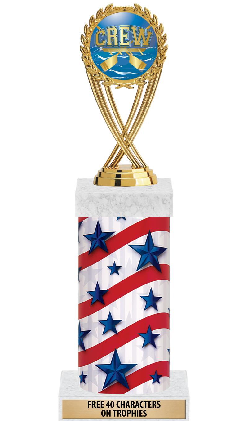 14" AMER GLORY GD FIG SQR TRP