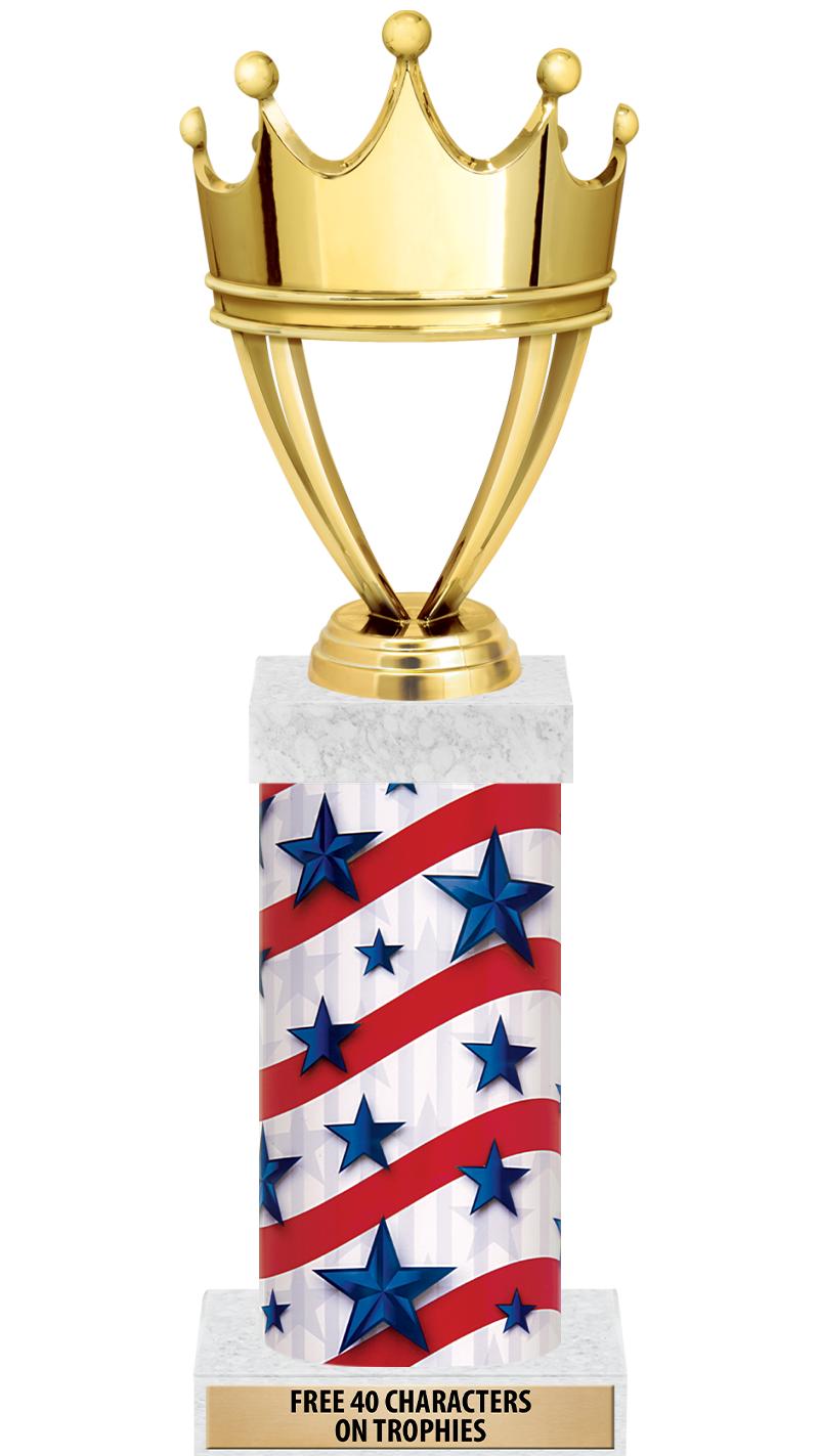 14" AMER GLORY GD FIG SQR TRP