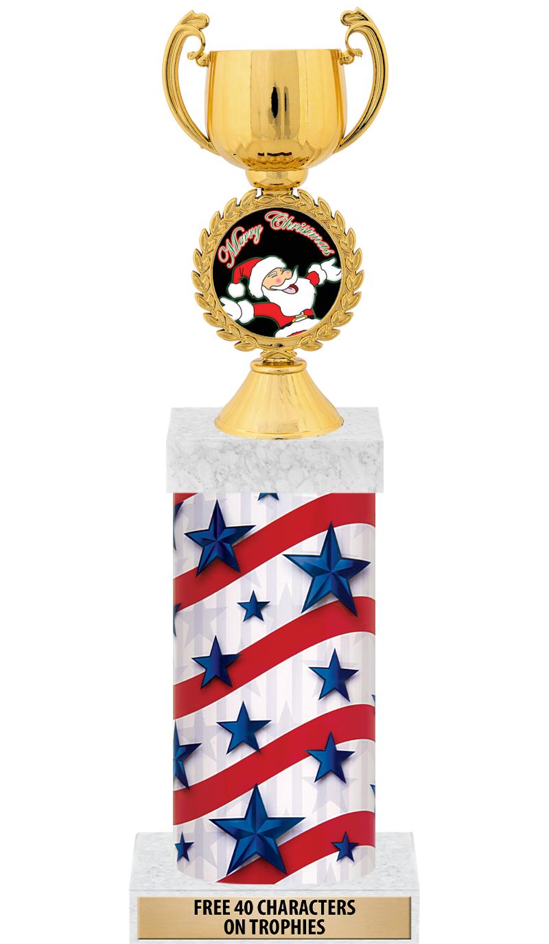 14" AMER GLORY GD FIG SQR TRP