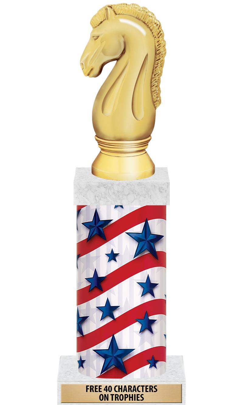 14" AMER GLORY GD FIG SQR TRP