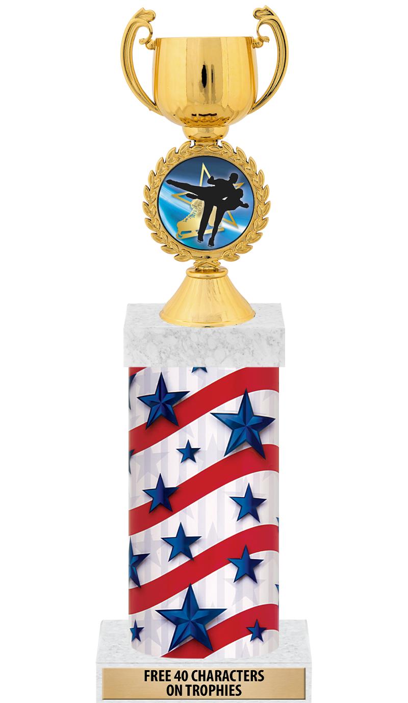 14" AMER GLORY GD FIG SQR TRP