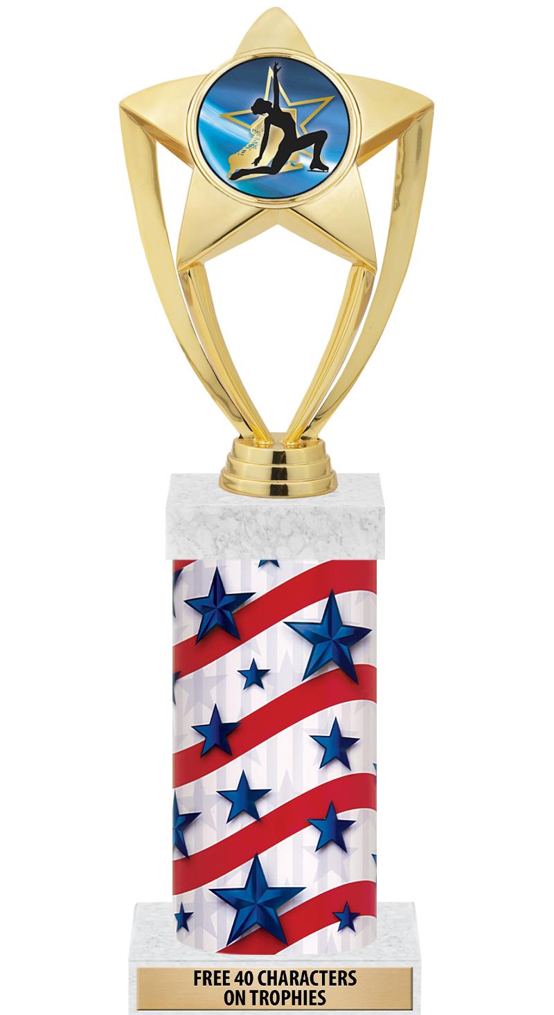 14" AMER GLORY GD FIG SQR TRP