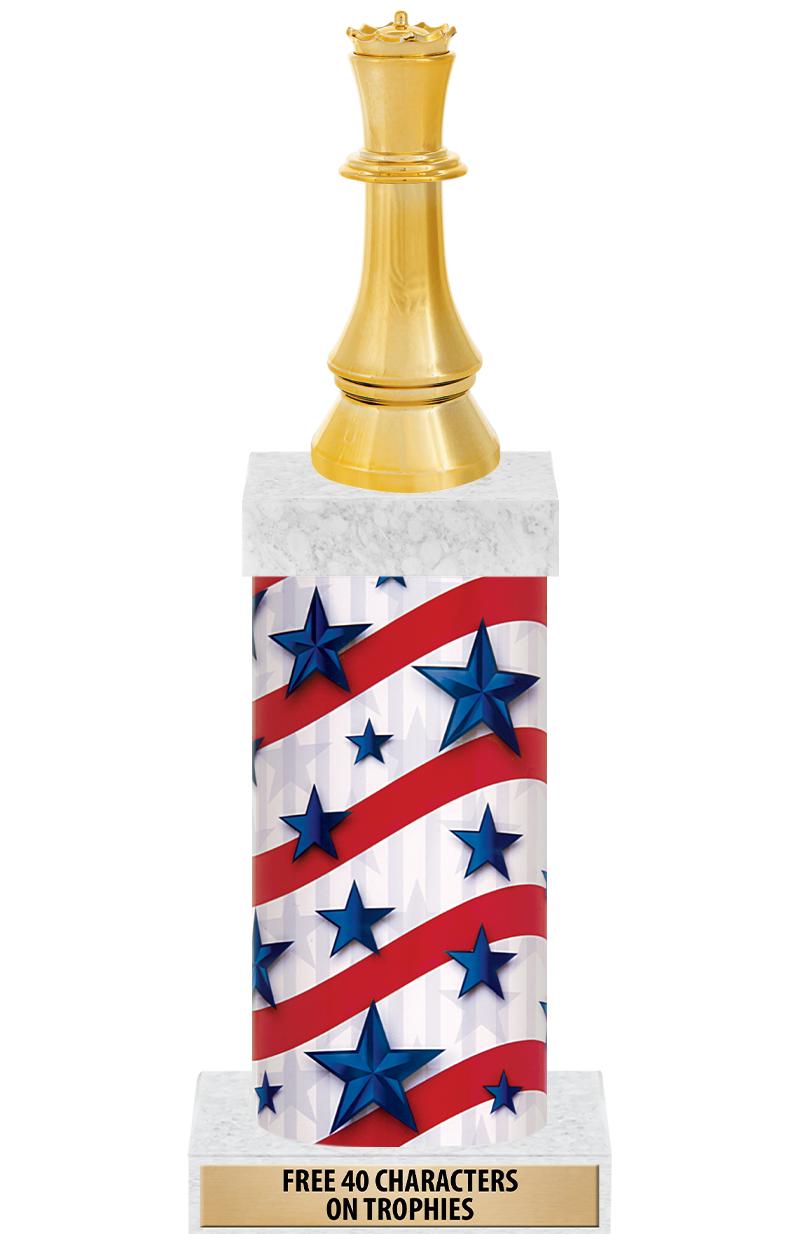 14" AMER GLORY GD FIG SQR TRP