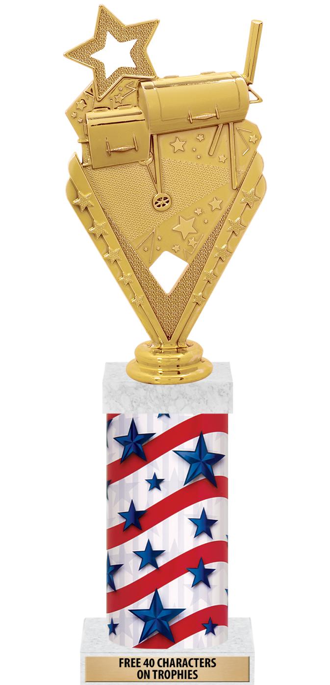 14" AMER GLORY GD FIG SQR TRP