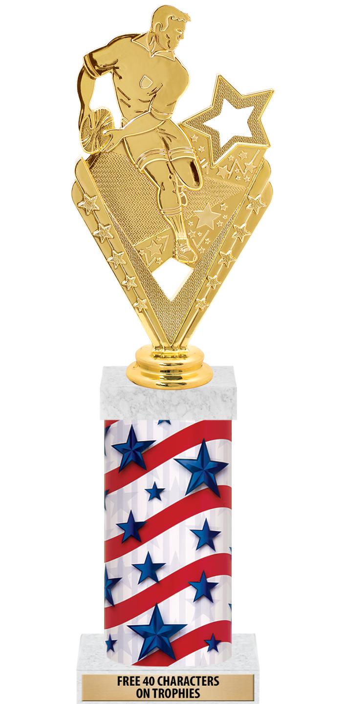 14" AMER GLORY GD FIG SQR TRP