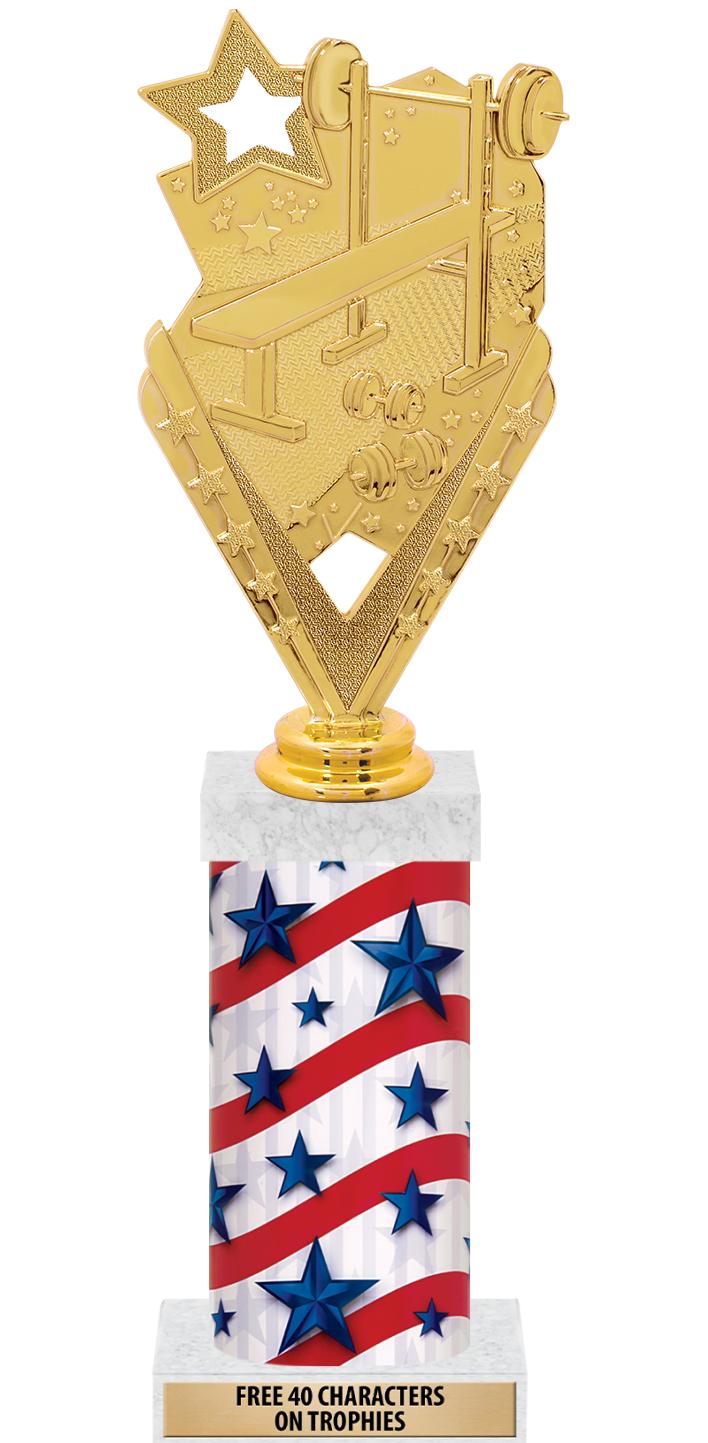 14" AMER GLORY GD FIG SQR TRP