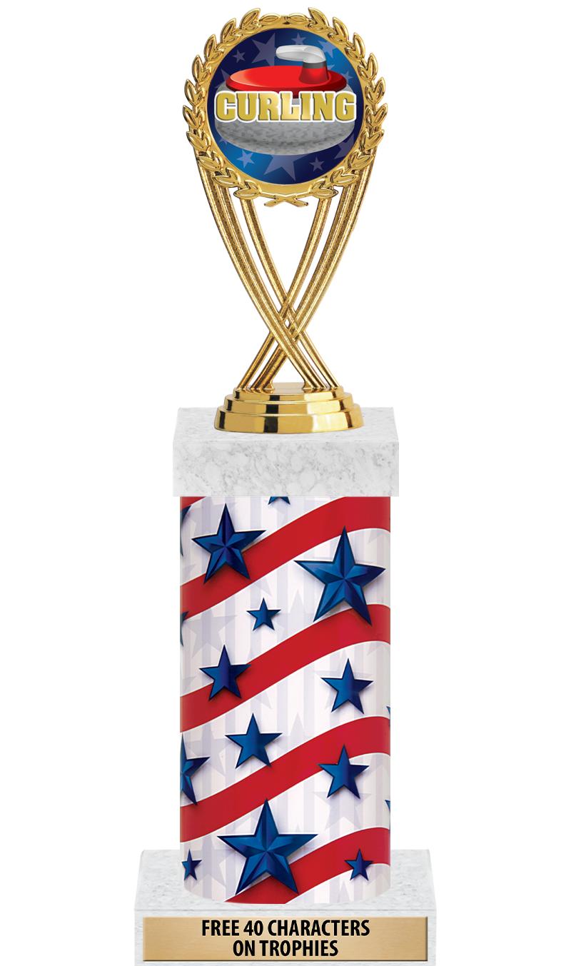 14" AMER GLORY GD FIG SQR TRP