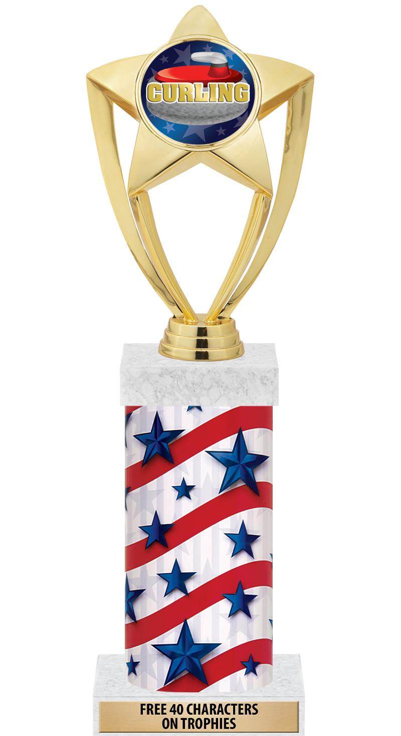 14" AMER GLORY GD FIG SQR TRP