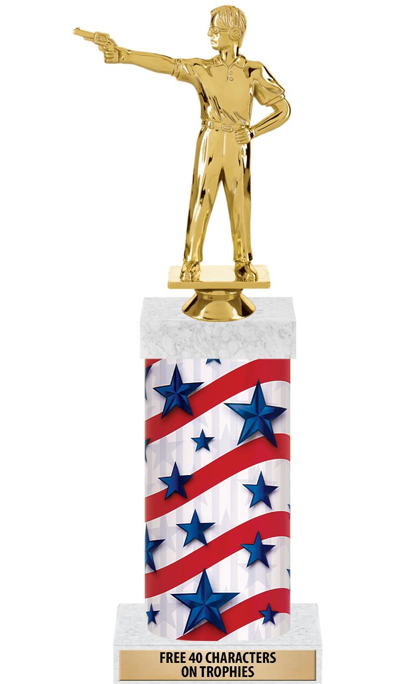 14" AMER GLORY GD FIG SQR TRP