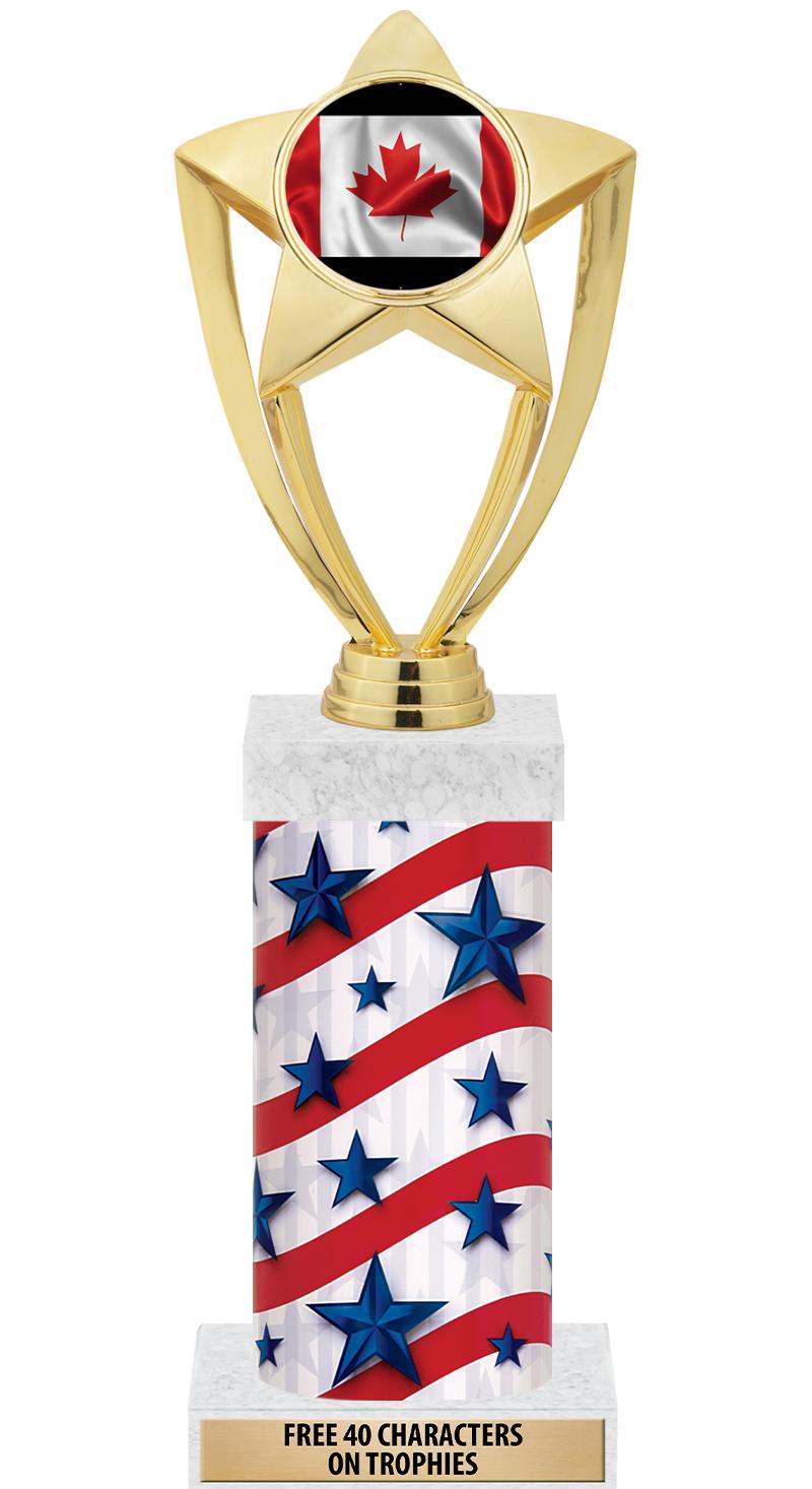 14" AMER GLORY GD FIG SQR TRP