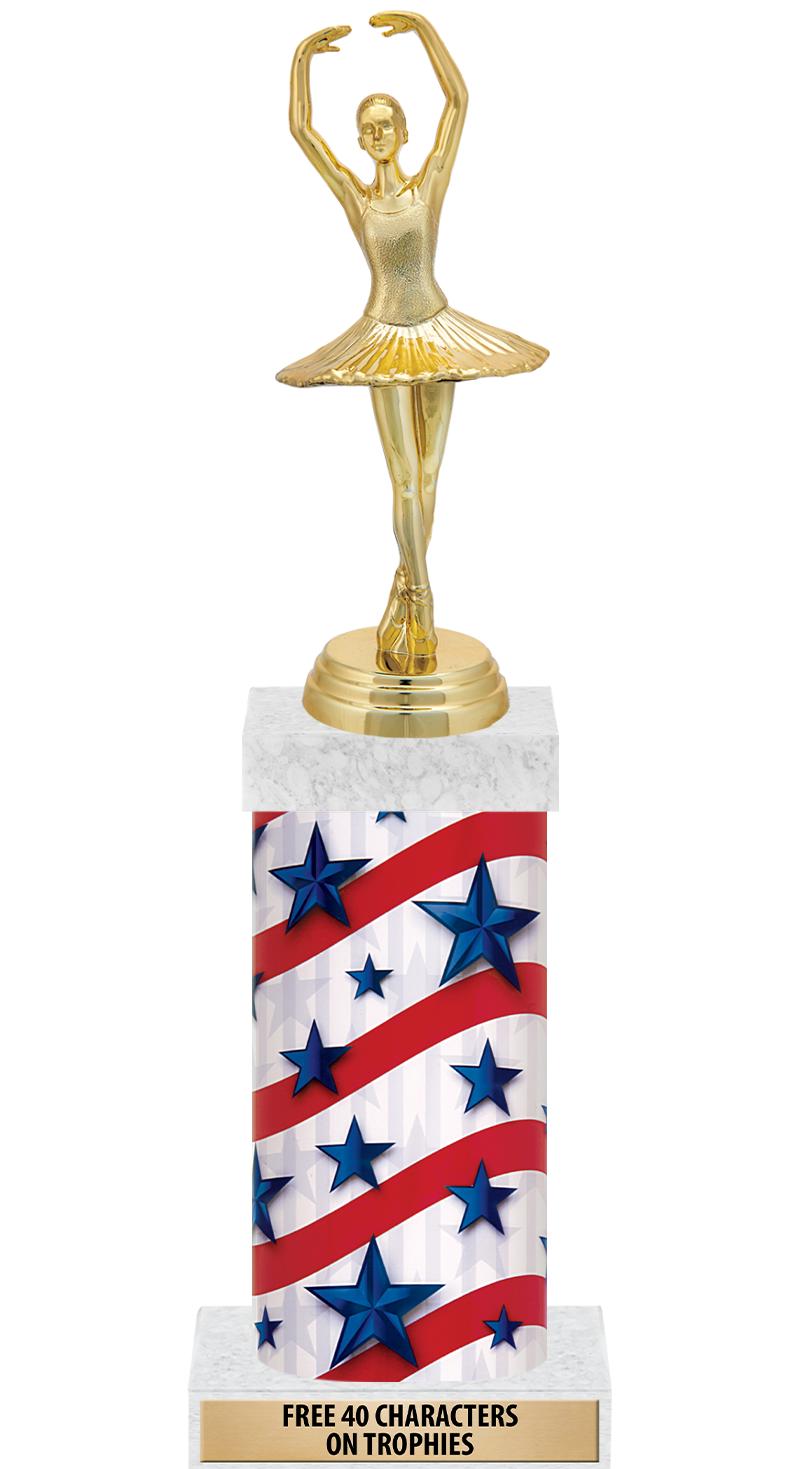 14" AMER GLORY GD FIG SQR TRP