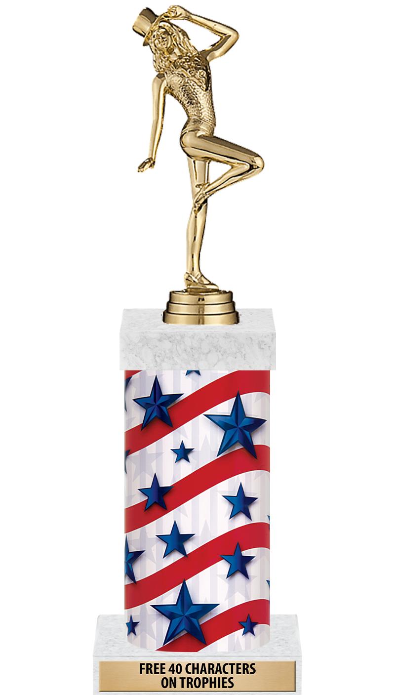 14" AMER GLORY GD FIG SQR TRP