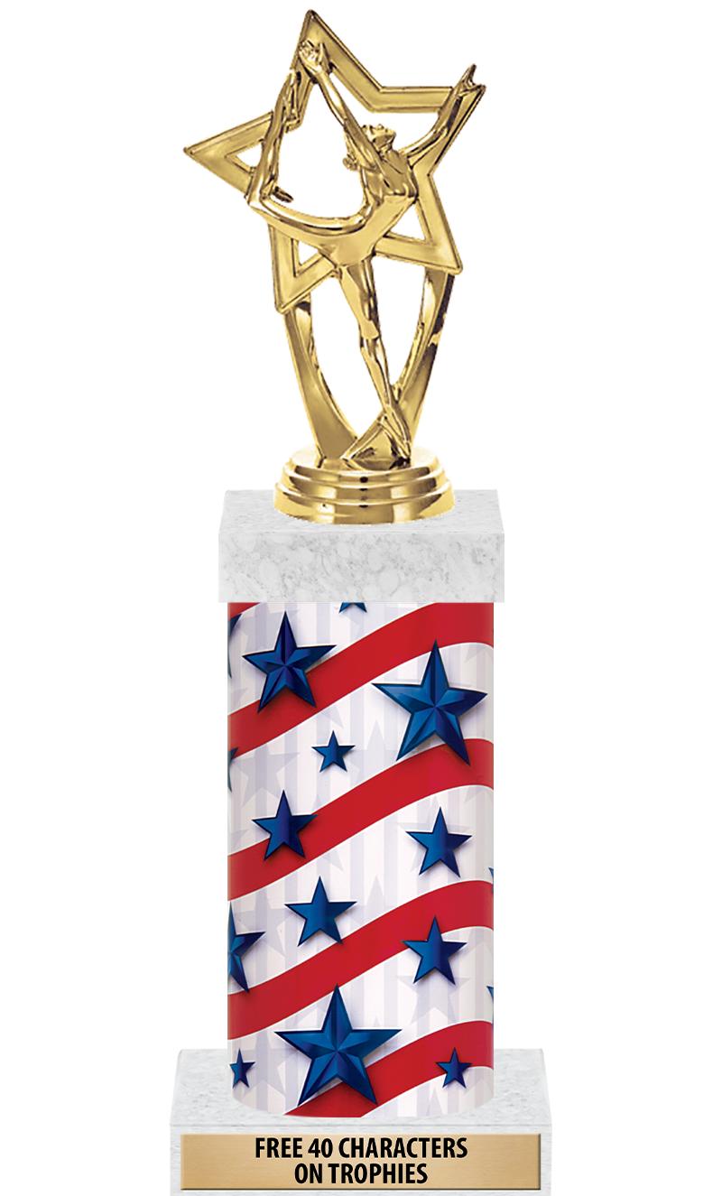 14" AMER GLORY GD FIG SQR TRP