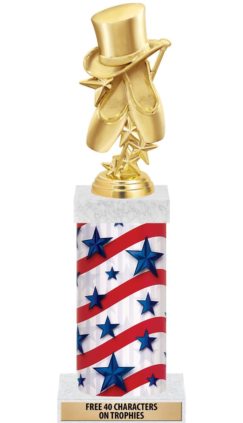 14" AMER GLORY GD FIG SQR TRP