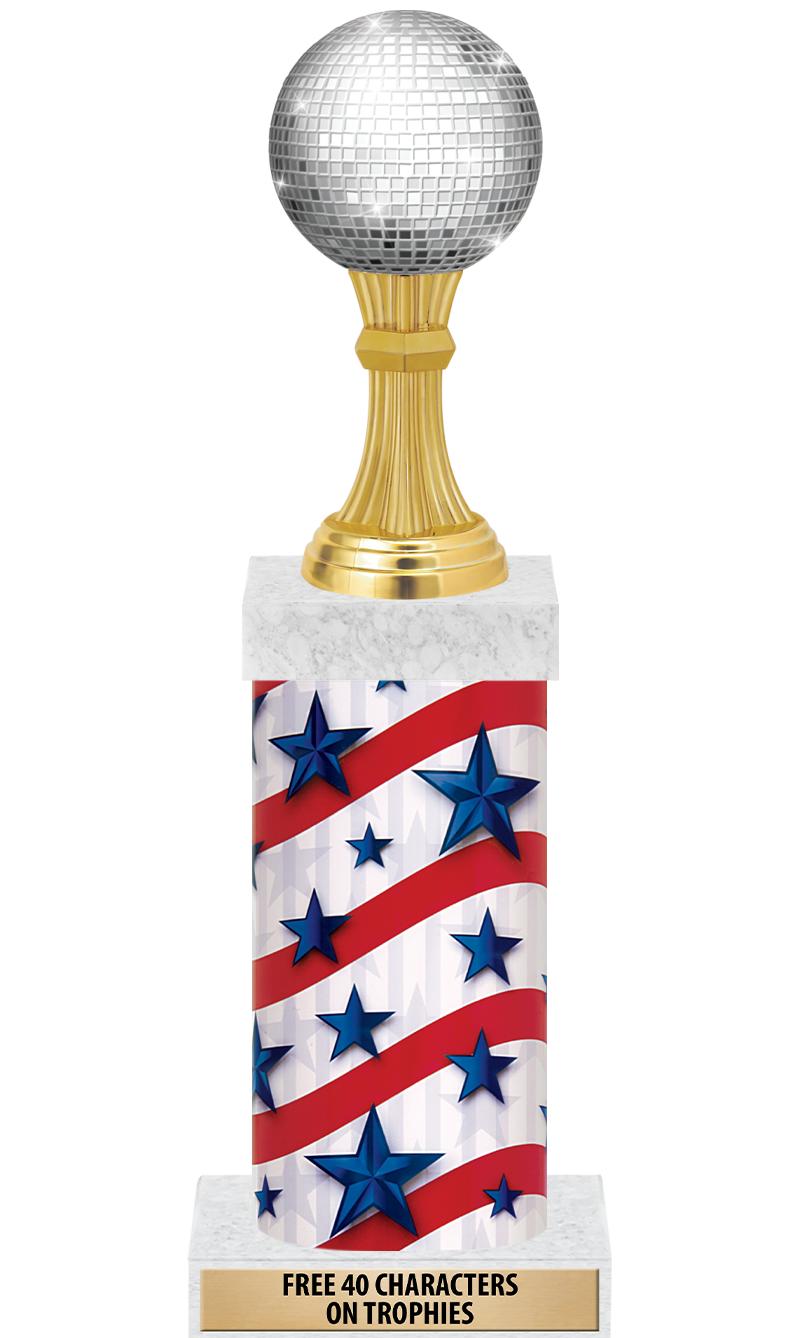 14" AMER GLORY GD FIG SQR TRP