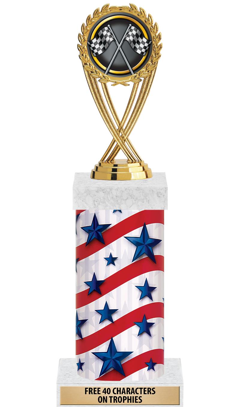 14" AMER GLORY GD FIG SQR TRP