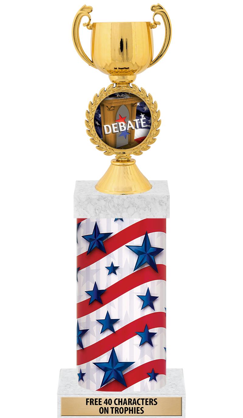 14" AMER GLORY GD FIG SQR TRP