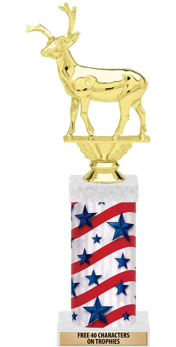14" AMER GLORY GD FIG SQR TRP