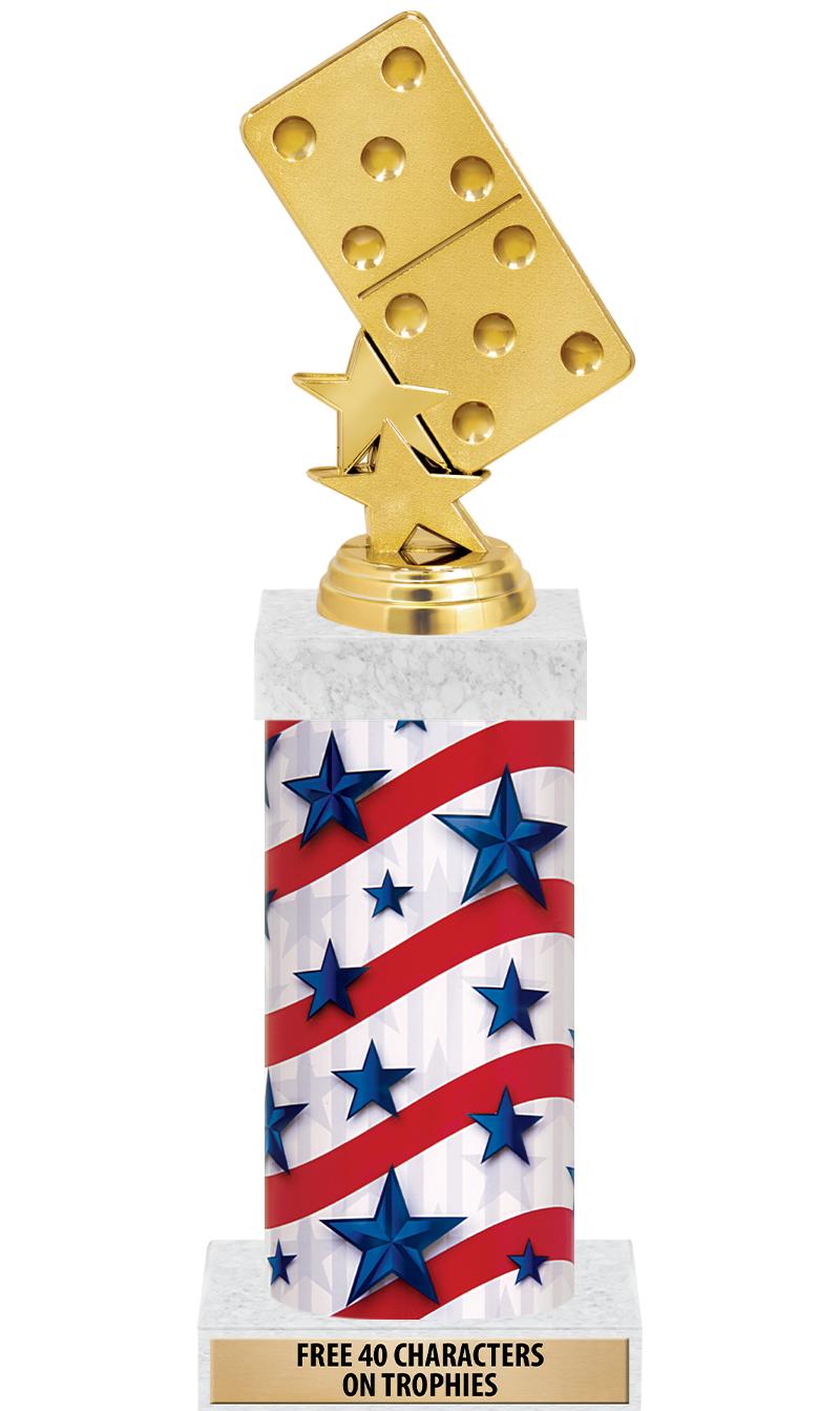 14" AMER GLORY GD FIG SQR TRP